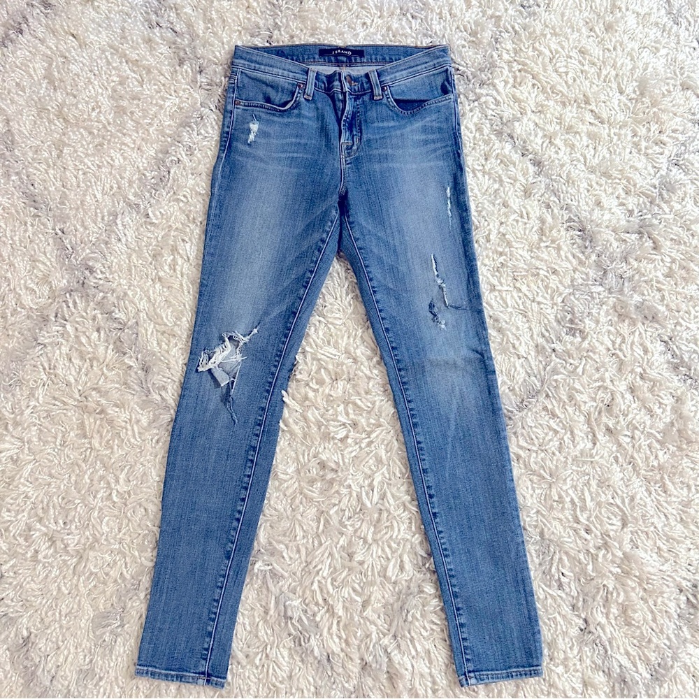 J Brand Low Rise Skinny Jeans